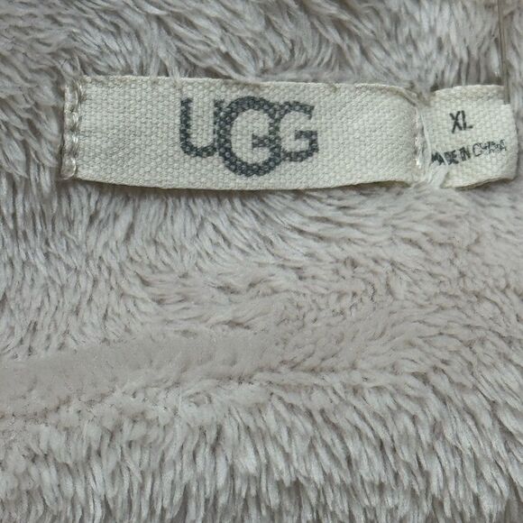UGG TASHA DOUBLE FLEECE ZIP HOODIE. MOONBEAN. - Picture 7 of 7